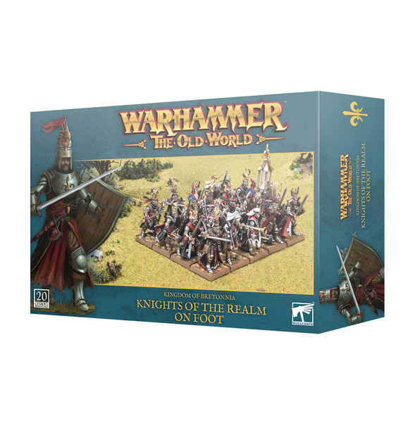 Warhammer: The Old World Kingdom of Bretonnia Knights of the Realm on Foot