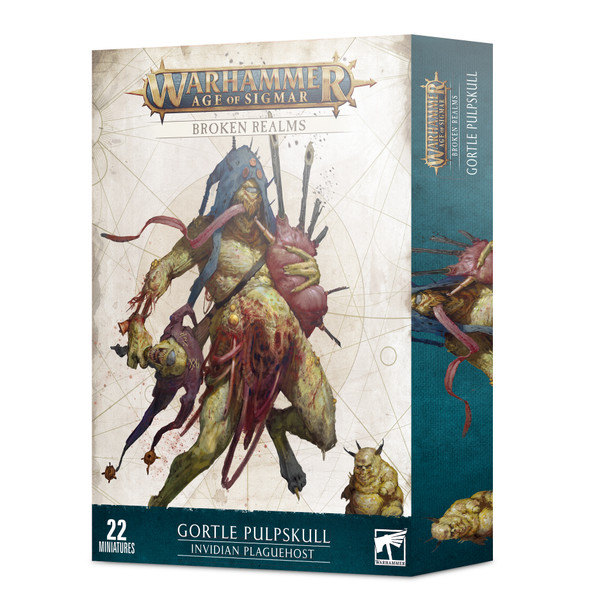 Warhammer: Age of Sigmar Maggotkin of Nurgle Broken Realms: Gortle Pulpskull Invidian Plaguehost