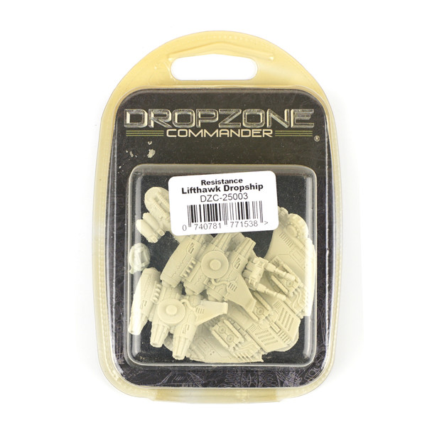 Dropzone Commander Resistance Lifthawk Dropship - Hawk Wargames Old Stock