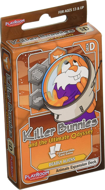 Killer Bunnies & the Ultimate Odyssey Deadly Aliens Animals Expansion Deck D