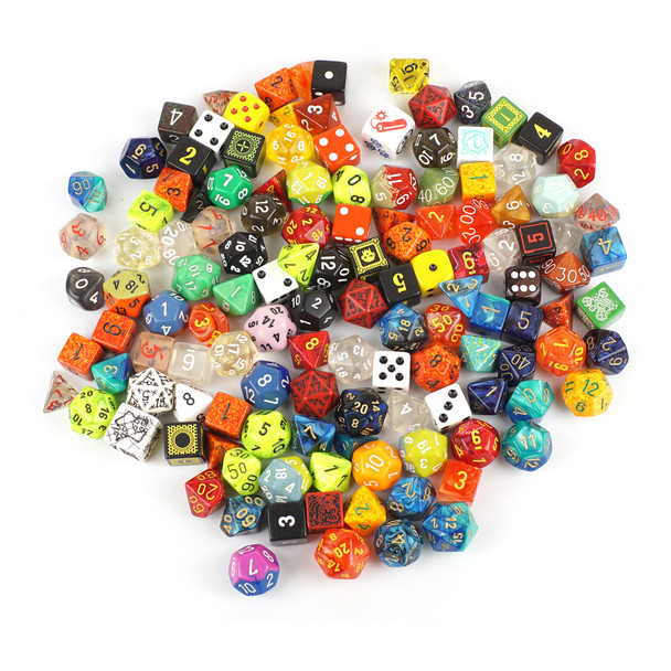 Large Lot of Dice for D&D, RPGs - Pre-owned 01