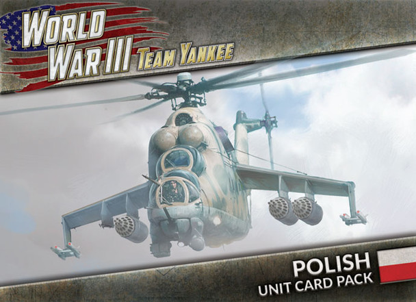Flames of War World War III: Team Yankee Polish Unit Cards