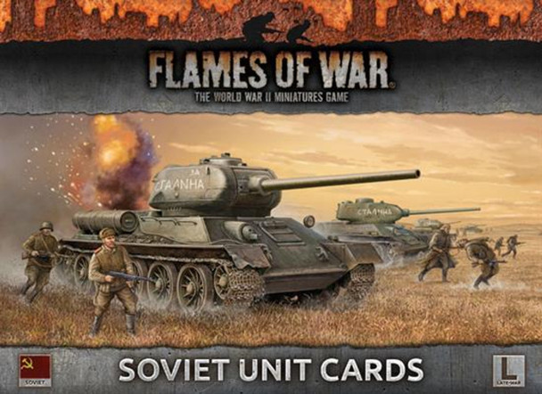 Flames of War Late War Soviet Unit Cards (v4)