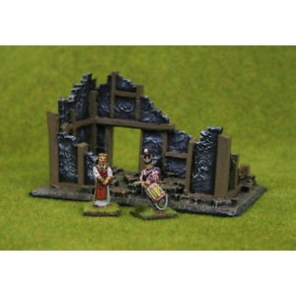 IMEX Perma-Scene 28mm Ruined Hovel Terrain for World War I, World War II European Wargaming Scenery