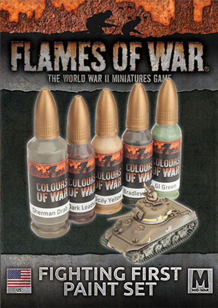 Flames of War Fighting First Paint Set