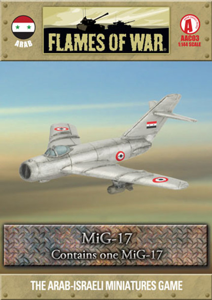Flames of War Arab-Israeli Wars Arab MiG-17 1:144 1/144 Scale Aircraft Model Miniature