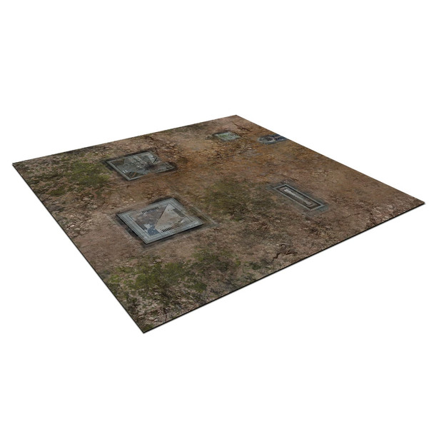 Mantic Games Deadzone Gaming Mat #3 - 2x2' Neoprene Backed Sci-fi Skirmish Playmat