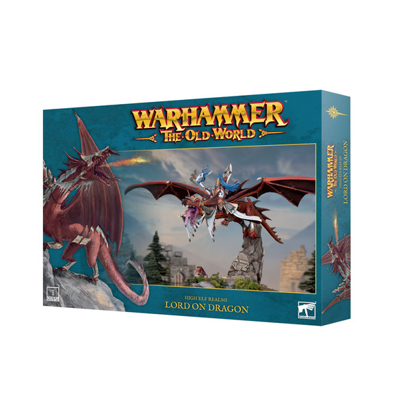 Old World High Elf Realms Lord on Dragon