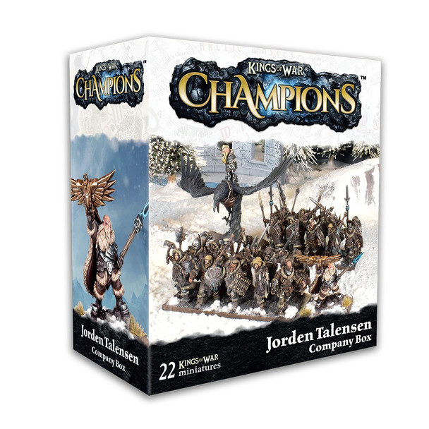 Kings of War Champions Jorden Talensen Company Box