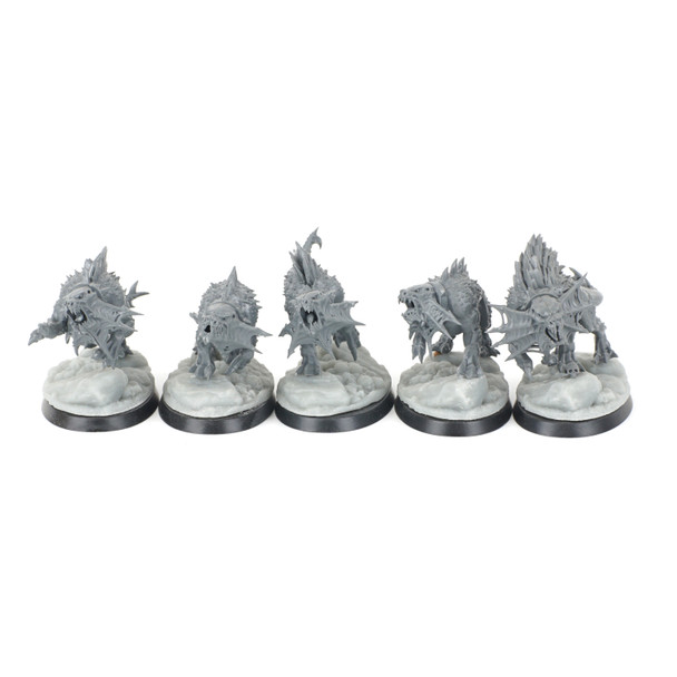 Warhammer Chaos Daemons of Khorne Flesh Hounds - Pre-owned 3
