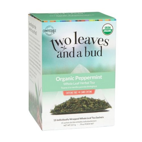 Peppermint Tea, Two Leaves And A Bud Organic