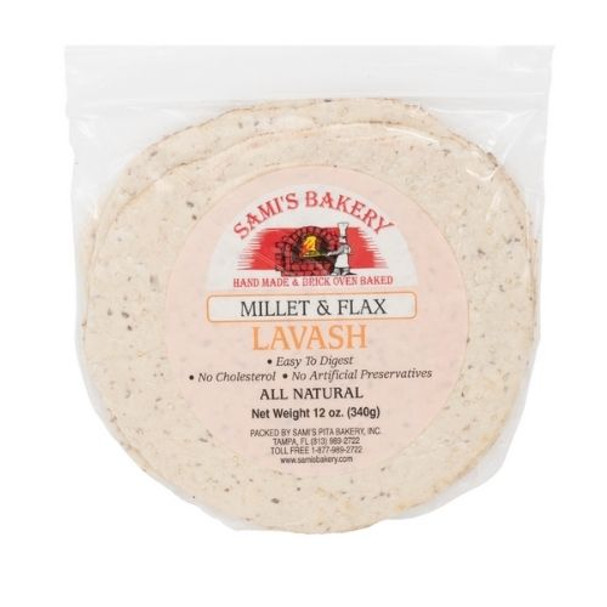 Millet Flax Plain Lavash Millet Flax Plain Lavash