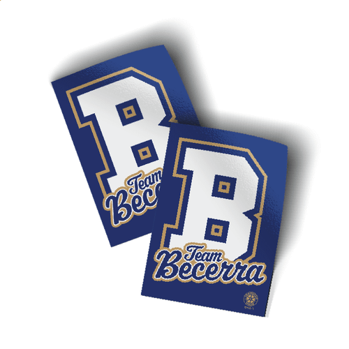 Team Becerra (2.5" x 3.5" Vinyl Sticker -- Pack of Two!)