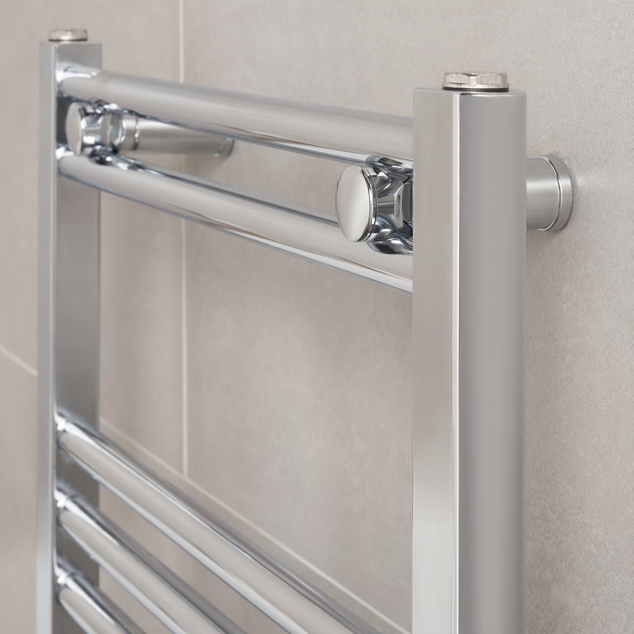 Carrine Rails Eco Rail 5 Towel Rail: Chrome 1175mm H x 500mm L - Pitacs eCatalog