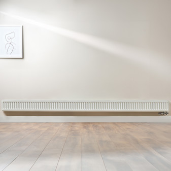 Compact 6 - 2DS Horizontal Radiator:  Traffic White (RAL 9016) 200mm H x 3000mm L - Compact-6-2DS3000W-White-Lifestyle-01.jpg