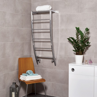 Portofino. Towel Rail: Chrome 1200mm H x 500mm L - Clearance-Portofino-5PC12-Chrome.jpg