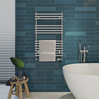 Windsor MS. Towel Rail: Chrome 798mm H x 500mm L - Clearance-Windsor-5W8-Chrome.jpg