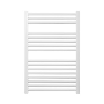 Chelmsford Straight 6. Towel Rail: Traffic White (RAL 9016) 900mm H x 600mm L - Clearance-Chelmsford-Straight-6M9-White.jpg