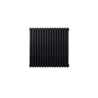 Klon. D600 Horizontal Radiator: Signal Black (RAL 9004) 600mm H x 595mm L - Clearance-Klon-Horizontal-KOLON-D616B-Black.jpg
