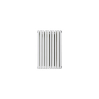 Klon. D420 Horizontal Radiator: Traffic White (RAL 9016) 420mm H x 367mm L - Clearance-Klon-Horizontal-KOLON-D410W-White.jpg