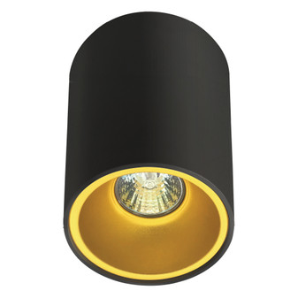 Stellar GU10 LED Downlight Can - 778234-Stellar-Aluminium-GU10-LED-Downlight-Can-Black-with-Gold-Inner-Cutout-01.jpg