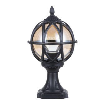 Sentry E27 Garden Lamp Fitting - 303272-Small-Sentry-E27-Garden-Lamp-Black-Fitting-Cutout-01.jpg
