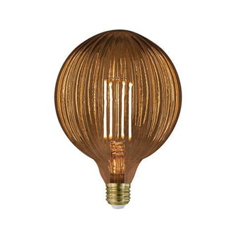Antik Fluted Globe E27 COB LED Filament Lamp - 769379-Antik-Fluted-Globe-4W-E27-COB-LED-Filament-Lamp-Gold-Cutout-01.jpg