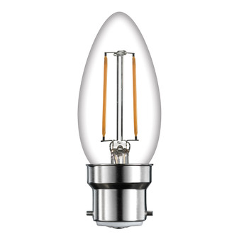 Native Candle B22 LED Filament Lamp - 750438-Native-Candle-2W-B22-LED-Filament-Lamp-Cutout-01.jpg