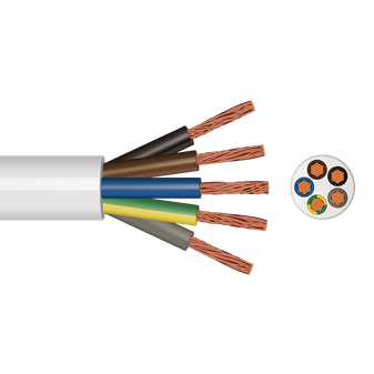 3095Y 5 Core Heat Resistant Flex - 3095Y-White-2000px.png