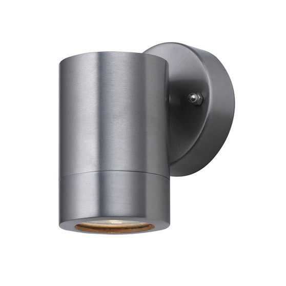 Piazza 4W Fixed LED Garden Wall Spotlight - 781579-Piazza-Brushed-Chrome-4W-LED-Fixed-Spotlight-Cutout-01.jpg