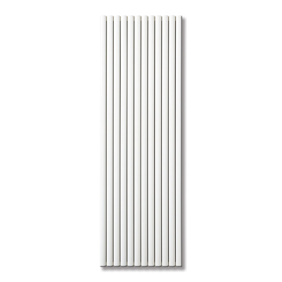 Visage 1800 Vertical Radiator: Pure White (RAL 9010) 1800mm H x 595mm L - Visage-VIS1812W-White-Cutout-01.jpg