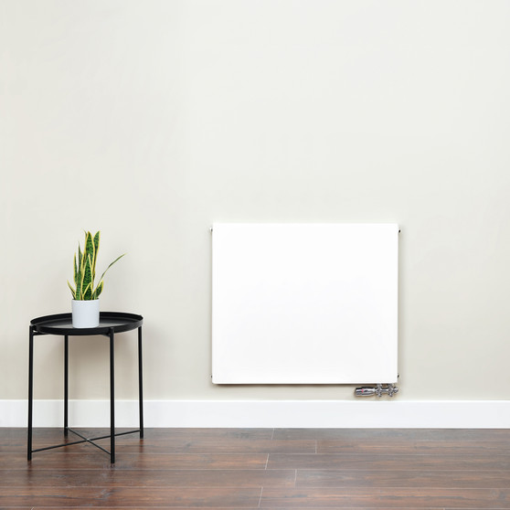 Planal 7PSS Horizontal Radiator: Traffic White (RAL 9016) 700mm H x 809mm L - Planal-Horizontal-7PSS800W-White-Lifestyle-01.jpg