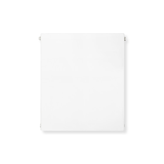 Planal PHF Radiator for Hampton Towel Rail: Traffic White (RAL 9016) 600mm H x 511mm L - Planal-Horizontal-6PHF500W-White-Cutout-01.jpg
