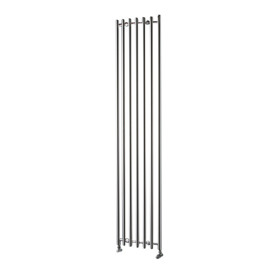 Trojan. Chrome Vertical Radiator: 1760mm H x 390mm L - Clearance-Trojan-4T18C-Chrome.jpg