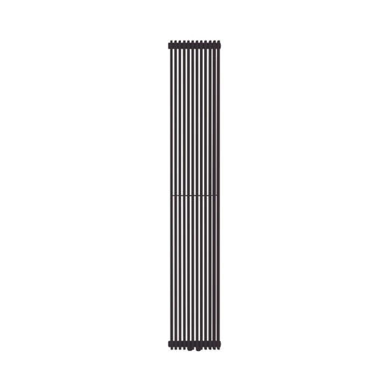 Tilbrook 1800 Vertical Radiator: Signal Black (RAL 9004) 1813mm H x 306mm L - Clearance-Tilbrook-TS1812B-Black.jpg