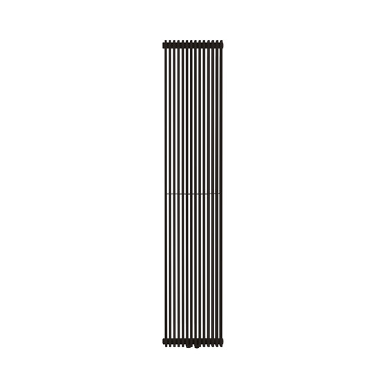 Tilbrook 1800 Vertical Radiator: Signal Black (RAL 9004) 1813mm H x 356mm L - Clearance-Tilbrook-TS1814B-Black.jpg