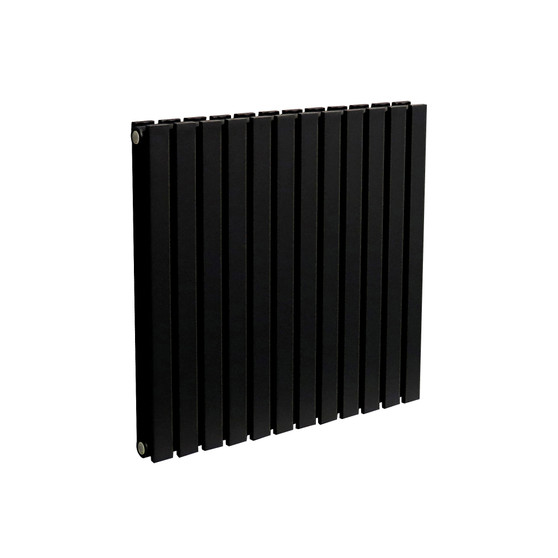 Linear. D600 Horizontal Radiator: Signal Black (RAL 9004) 600mm H x 639mm L - Clearance-Linear-Horizontal-LINEAR-LD612B-Black.jpg