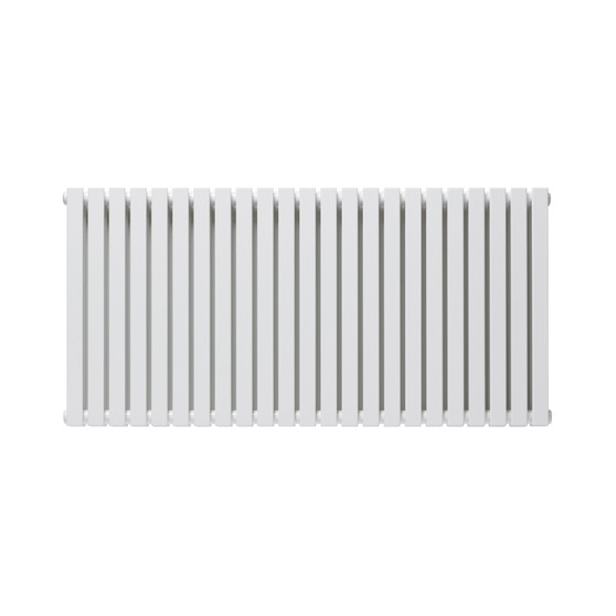 Linear. D600 Horizontal Radiator: Traffic White (RAL 9016) 600mm H x 1222mm L - Clearance-Linear-Horizontal-LINEAR-LD623W-White.jpg