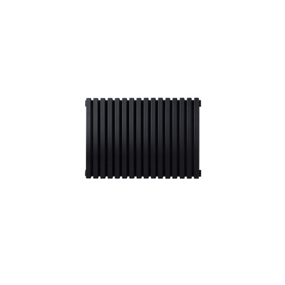 Klon. D420 Horizontal Radiator: Signal Black (RAL 9004) 420mm H x 595mm L - Clearance-Klon-Horizontal-KOLON-D416B-Black.jpg