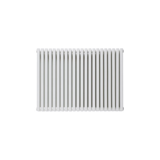 Klon. D420 Horizontal Radiator: Traffic White (RAL 9016) 420mm H x 823mm L - Clearance-Klon-Horizontal-KOLON-D422W-White.jpg