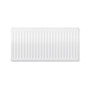 Compact 4 - 4SF Horizontal Radiator:  Traffic White (RAL 9016) 400mm H x 800mm L - Compact-4-4SF800W-White-Cutout-02.jpg
