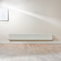 Compact 4 - 3SF Horizontal Radiator:  Traffic White (RAL 9016) 300mm H x 2200mm L - Compact-4-3SF2200W-White-Lifestyle-01.jpg