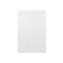 Compact 6 - 9TS Horizontal Radiator:  Traffic White (RAL 9016) 900mm H x 600mm L - Compact-6-9TS600W-White-Cutout-01.jpg