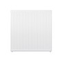 Compact 6 - 9TS Horizontal Radiator:  Traffic White (RAL 9016) 900mm H x 900mm L - Compact-6-9TS900W-White-Cutout-01.jpg
