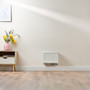 Compact 6 - 3TS Horizontal Radiator:  Traffic White (RAL 9016) 300mm H x 400mm L - Compact-6-3TS400W-White-Lifestyle-01.jpg