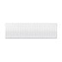 Compact 4 - 3HF Horizontal Radiator:  Traffic White (RAL 9016) 300mm H x 1000mm L - Compact-4-3HF1000W-White-Cutout-01.jpg