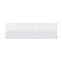 Compact 4 - 3HF Horizontal Radiator:  Traffic White (RAL 9016) 300mm H x 1000mm L - Compact-4-3HF1000W-White-Cutout-02.jpg