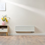 Compact 6 - 3TS Horizontal Radiator:  Traffic White (RAL 9016) 300mm H x 1000mm L - Compact-6-3TS1000W-White-Lifestyle-01.jpg