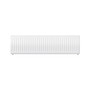 Compact 6 - 3TS Horizontal Radiator:  Traffic White (RAL 9016) 300mm H x 1100mm L - Compact-6-3TS1100W-White-Cutout-01.jpg