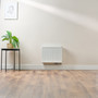 Compact 6 - 4TS Horizontal Radiator:  Traffic White (RAL 9016) 400mm H x 500mm L - Compact-6-4TS500W-White-Lifestyle-01.jpg